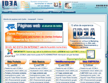 Tablet Screenshot of ideasolutions.ec