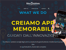 Tablet Screenshot of ideasolutions.it